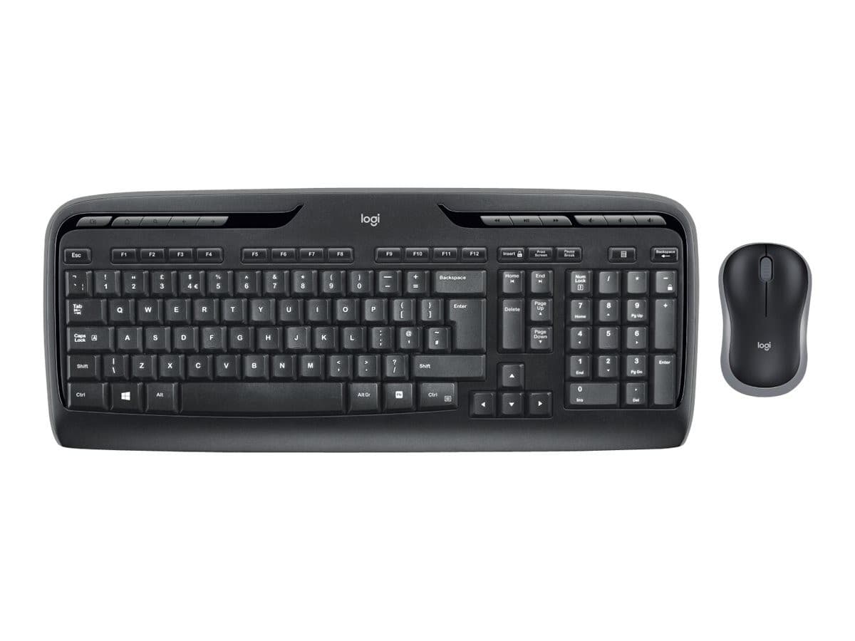 Logitech MK330 Wireless Keyboard & Mouse Black