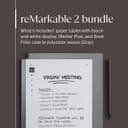 reMarkable 2 Essentials Bundle 10.3 Inch Paper Tablet with Marker Plus and Grey Book Folio thumbnail 2