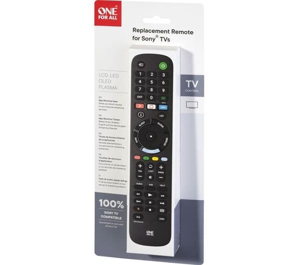 ONE FOR ALL URC4912 Sony Remote Control Black - Image 4