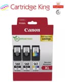 Canon PG-560XL x2 & CL-561XL High Yield Black & Colour Ink Cartridge Multipack thumbnail 1