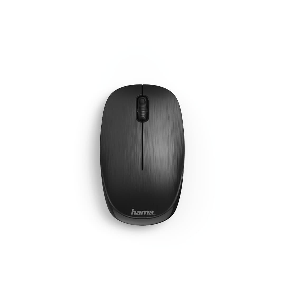 Hama MW-110 Wireless Optical Mouse, 3 Buttons, 1000 DPI - Black - Image 2