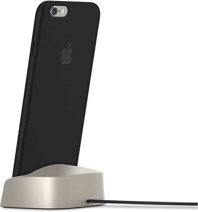 mophie Desktop Dock Lightning Charger for iPhone 6S/6/5S/5/5C - Gold - Image 3
