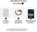Oura Ring 4 Smart Ring - Gold, Size 11 thumbnail 3