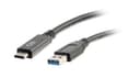 C2G 28833 USB 3.0 USB-C to USB-A Cable M/M, Black (USB IF Certified) (10 Feet, 3.04 Meters) thumbnail 1