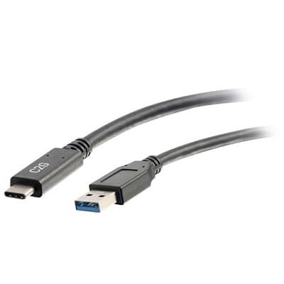 C2G 28833 USB 3.0 USB-C to USB-A Cable M/M, Black (USB IF Certified) (10 Feet, 3.04 Meters) - Image 3