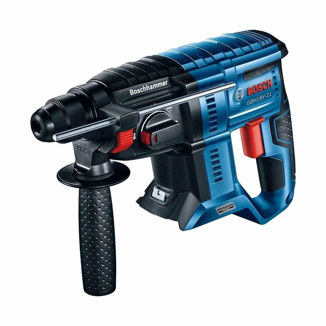Bosch Professional GBH 18V-21 Cordless Rotary Hammer - Blue - Image 5