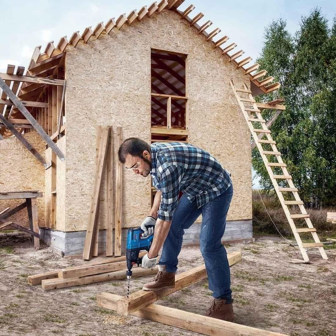 Bosch Professional GBH 18V-21 Cordless Rotary Hammer - Blue - Image 6