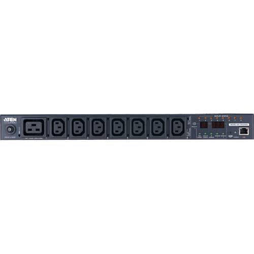 ATEN 1U 16A 8 Outlet Switched Bank Metered PDU + Free Eco PDU Manager Software - Image 2