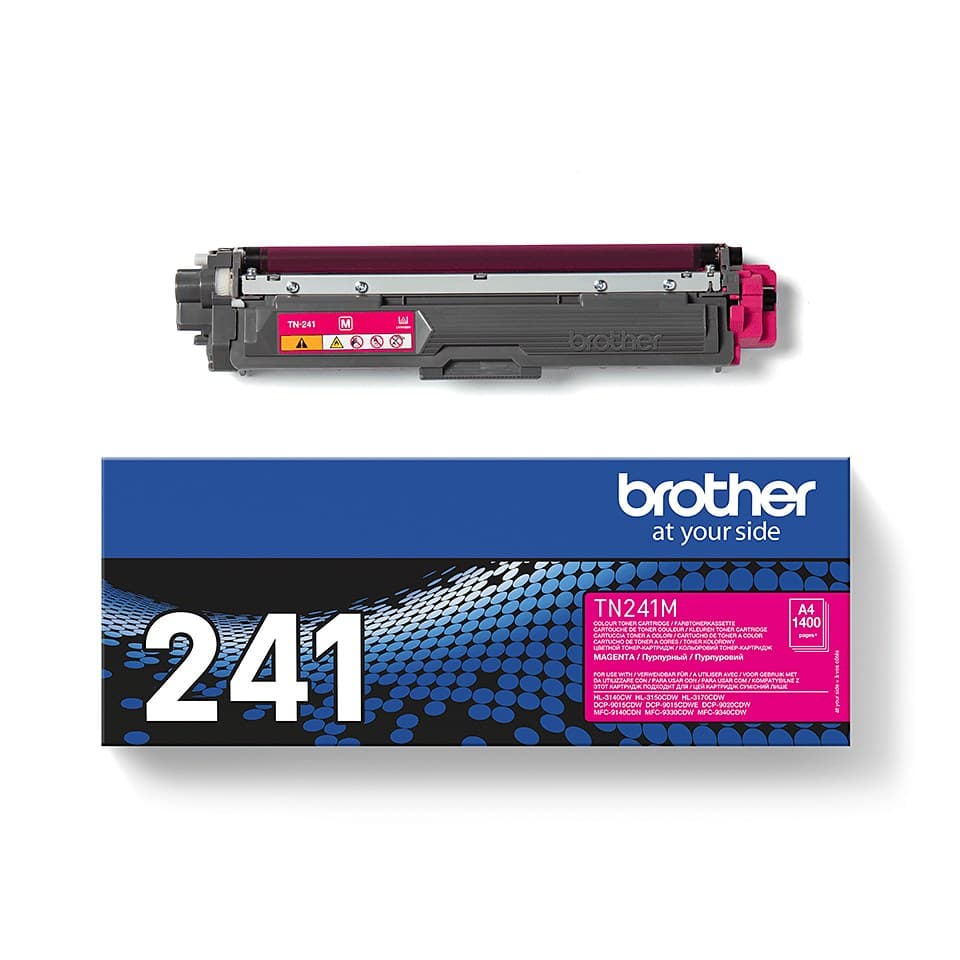 Brother TN-241 Original Toner Cartridge 1,400 Pages - Magenta - Image 2