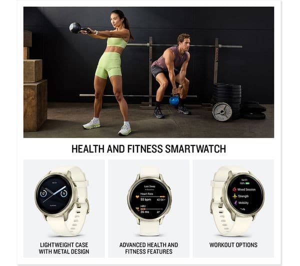 Garmin Venu 4 Smartwatch 41mm Slate Black - Image 9