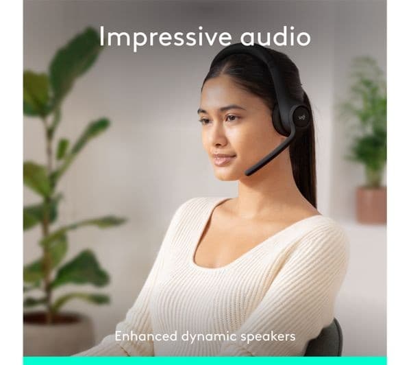 LOGITECH Zone 300 Wireless Headset - Graphite - Image 3
