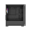 Vida Zephyr V2 Micro-ATX ARGB Tempered Glass Gaming PC Case with 4 x 120mm ARGB Fans - Black thumbnail 3