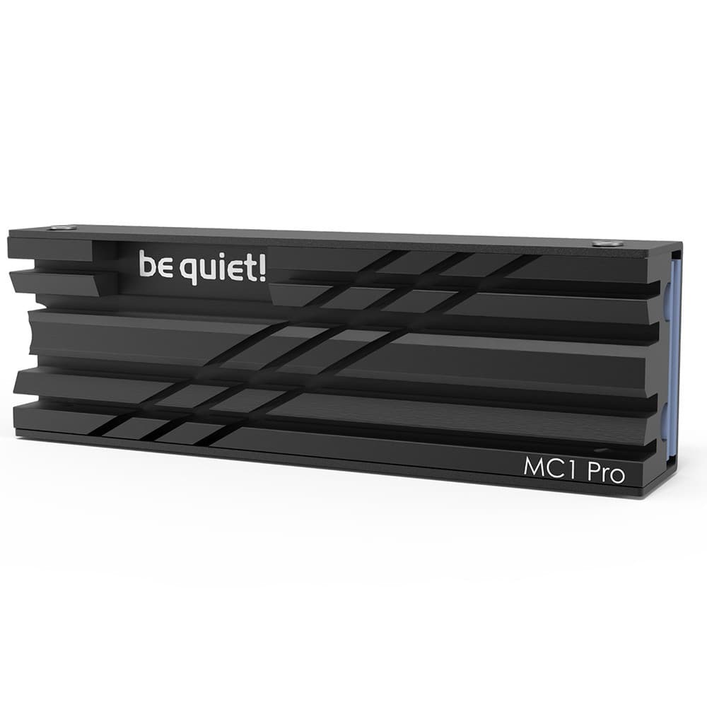 be quiet! MC1 Pro M.2 2280 SSD Cooler Heatsink with Integrated Heat Pipe - Black - Image 1