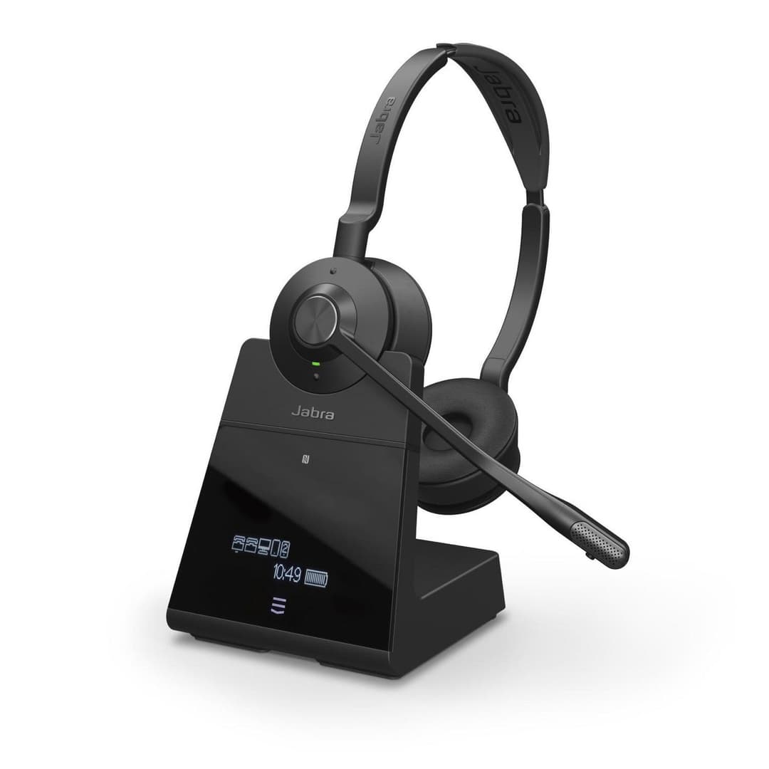 Jabra Engage 75 Stereo Headset - Black - Image 1