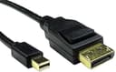 Pro Signal PSG91722 8K Mini DisplayPort to DisplayPort 1.4 Male to Male Lead, 0.5m Black thumbnail 2