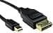 Pro Signal PSG91722 8K Mini DisplayPort to DisplayPort 1.4 Male to Male Lead, 0.5m Black thumbnail 3