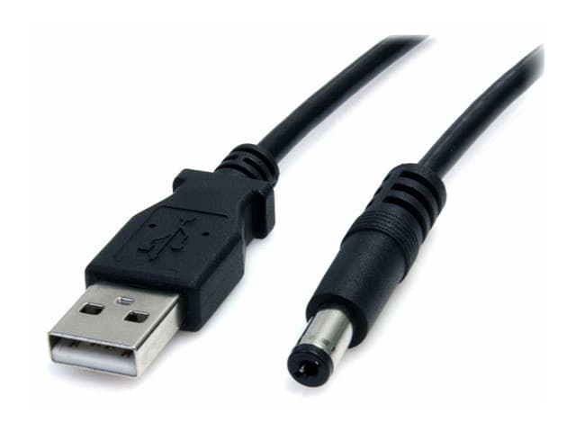 StarTech USB Type-M to DC 5V Power Cable Black - Image 2