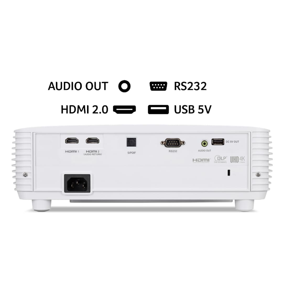 Acer H6830BD DLP 4K UHD 4000 Ansi Lumens Home Cinema Projector - Image 6