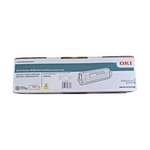OKI 46443117 Original Toner Cartridge for ES8433dn, 10,000 Pages - Yellow - Image 2