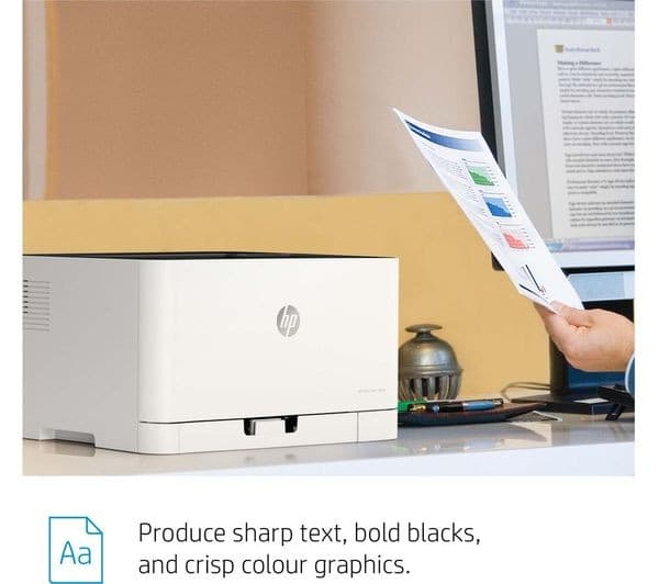 HP Colour Laser 150nw AirPrint Wireless Laser Printer - Image 4