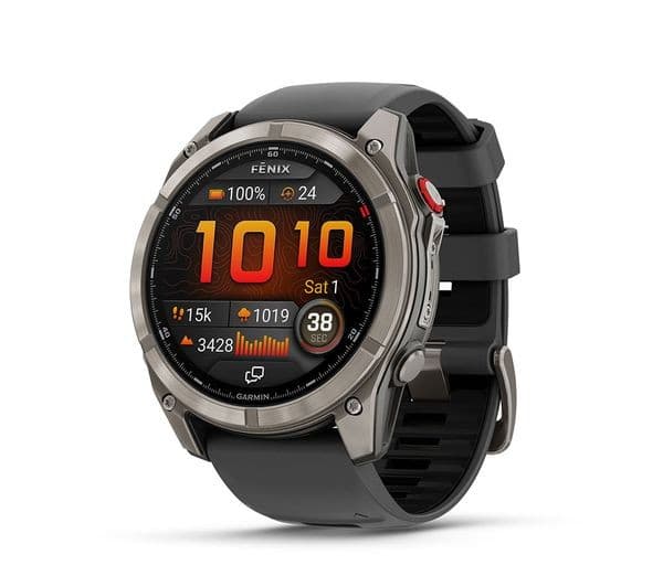 Garmin Fenix 8 Pro AMOLED Smartwatch 51mm Graphite & Black