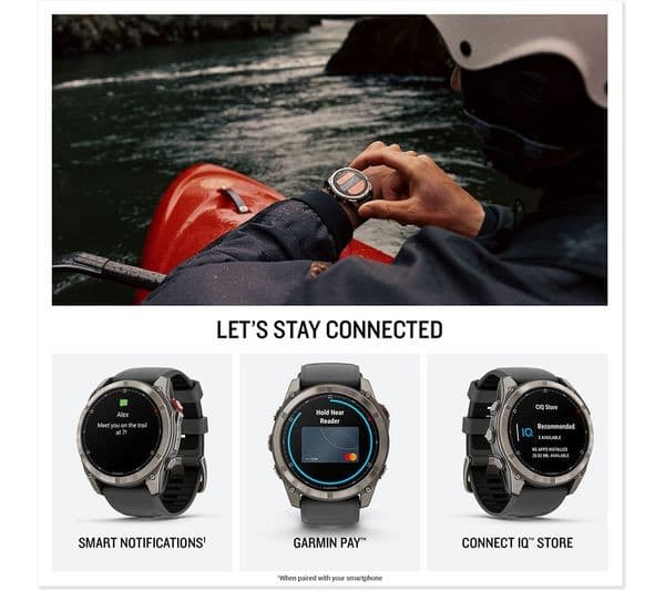 Garmin Fenix 8 Pro AMOLED Smartwatch 51mm Graphite & Black - Image 4