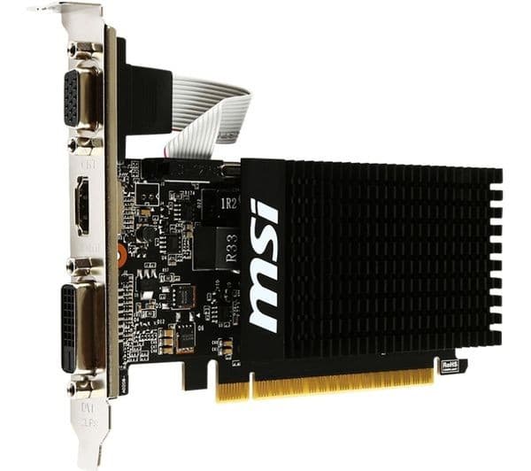 MSI GeForce GT 710 2GB Graphics Card Black
