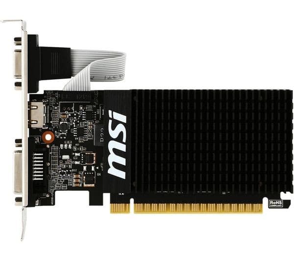 MSI GeForce GT 710 2GB Graphics Card Black - Image 2