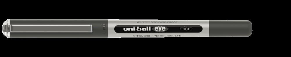 uni-ball Eye 12 Pack Black Micro Rollerball Pen 0.5mm Nib - Image 1
