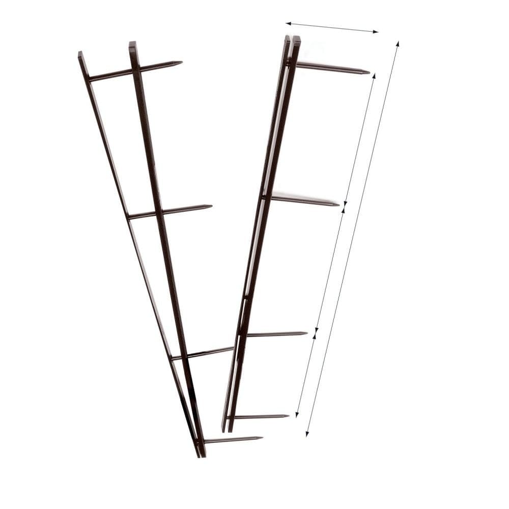 GBC 9741639 VeloBind Binding Strips 45mm 4-Pin A4 White 200 Sheet Capacity (Pack of 25)