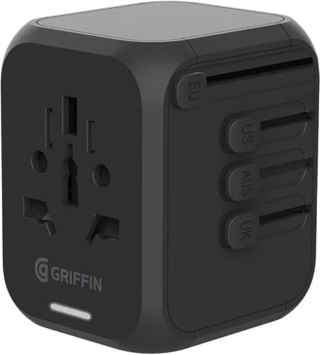 Griffin Power 30W International Travel Adapter - Black