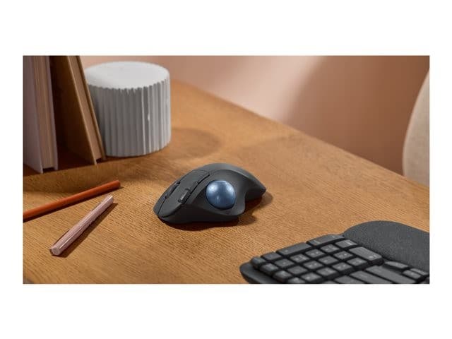 Logitech Ergo M575S Wireless Trackball Bluetooth Mouse Black - Image 6