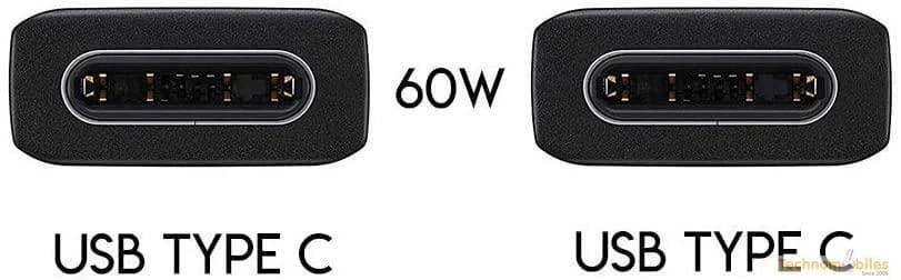 Samsung Original EP-TA800UBE Black 25W Super Fast Charging Type C to Type C Mobile Phone Charger - Image 2