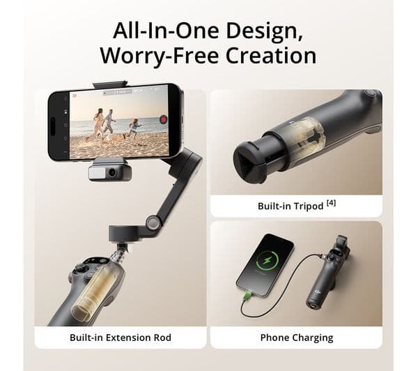 DJI Osmo Mobile 7P Smartphone Gimbal Silver - Image 6