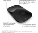 HP Z3700 Wireless Optical Mouse - Black thumbnail 5