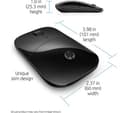 HP Z3700 Wireless Optical Mouse - Black thumbnail 8