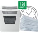 LEITZ IQ Office P4 Cross Cut Paper Shredder - 15 Sheet, 23 Litre Bin thumbnail 5