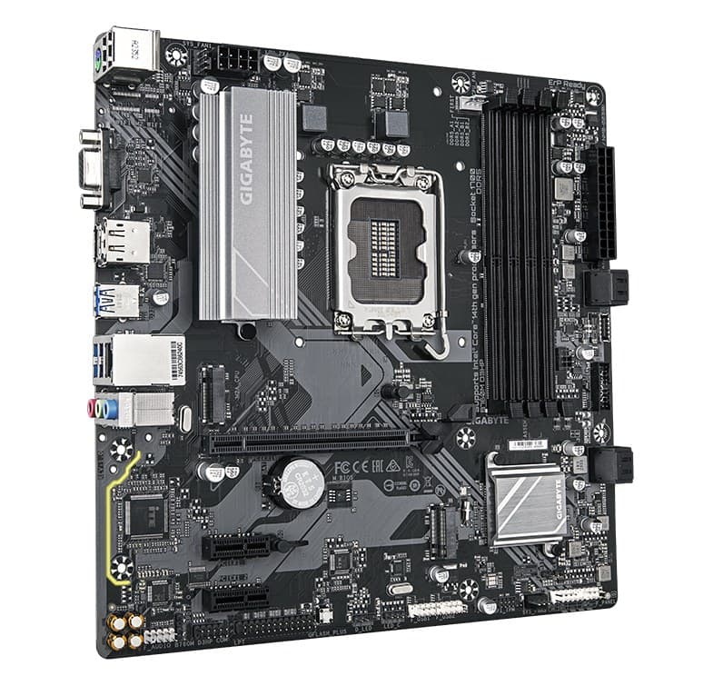 GIGABYTE B760M D3HP Intel B760 Micro-ATX LGA 1700 Motherboard - Supports Intel Core 14th/13th/12th Gen CPUs, 4+1+1 Phases VRM, up to 5600MHz DDR5, 2xPCIe 4.0 M.2, GbE LAN, USB 3.2 Gen 1