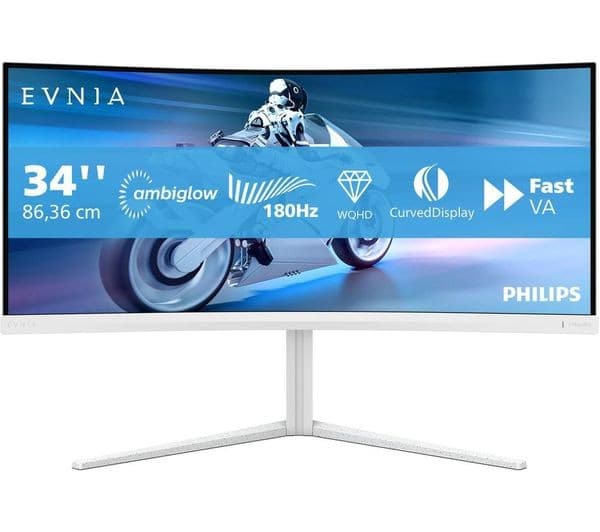 Philips Evnia M2C5501 34" Curved 1440p 180Hz Gaming Monitor