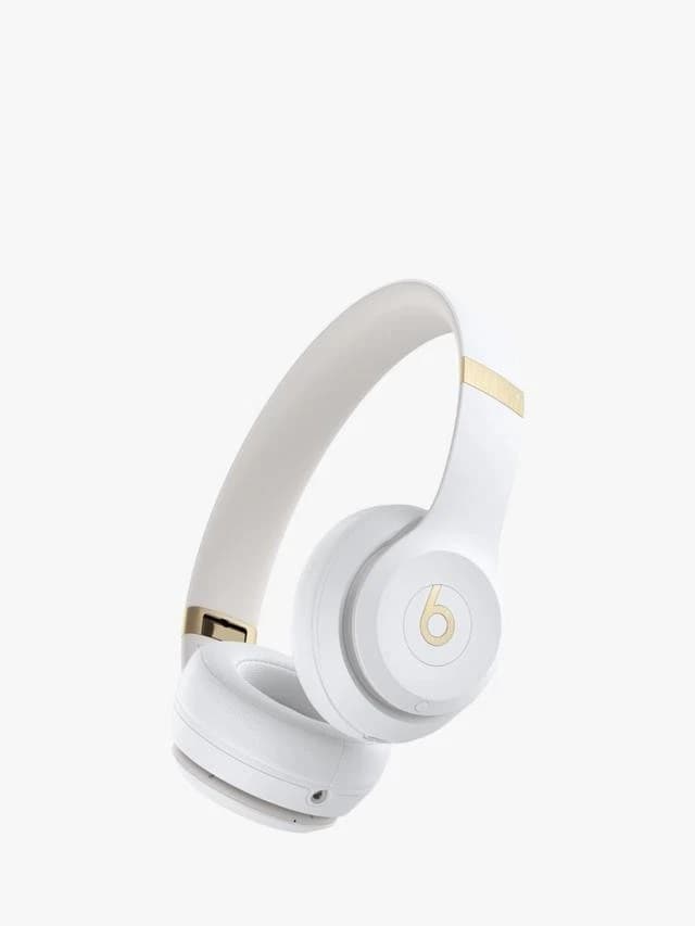 Beats Solo 4 Wireless Bluetooth On-Ear Headphones – White - Image 1