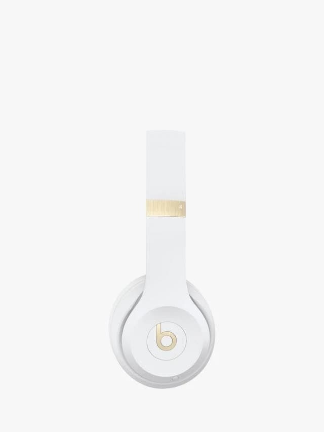 Beats Solo 4 Wireless Bluetooth On-Ear Headphones – White - Image 2