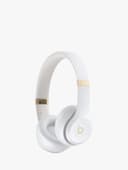 Beats Solo 4 Wireless Bluetooth On-Ear Headphones – White thumbnail 3