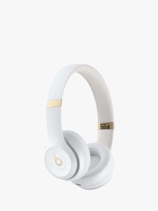 Beats Solo 4 Wireless Bluetooth On-Ear Headphones – White - Image 4