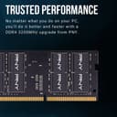 PNY Performance 16 GB (1 x 16 GB) DDR4 3200MHz CL22 SODIMM Notebook Memory thumbnail 4