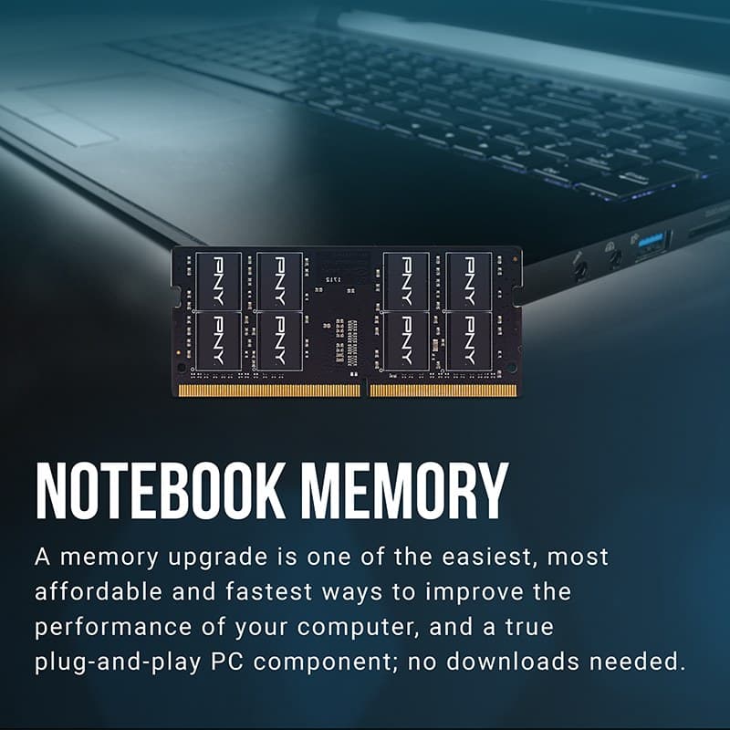 PNY Performance 16 GB (1 x 16 GB) DDR4 3200MHz CL22 SODIMM Notebook Memory - Image 5