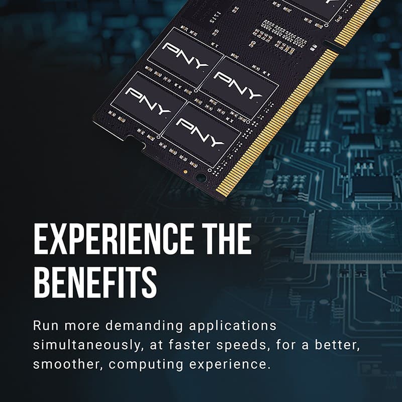 PNY Performance 16 GB (1 x 16 GB) DDR4 3200MHz CL22 SODIMM Notebook Memory - Image 6