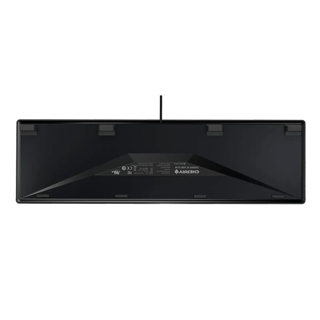 Cherry KC 6000 Slim Ultra Flat USB Wired Keyboard - Black - Image 5