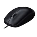 Logitech M90 Wired Ambidextrous USB Mouse Black - 910-001793 thumbnail 2