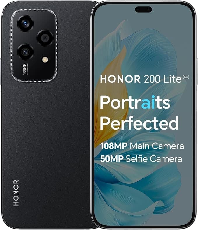 HONOR 200 Lite 5G 8GB 256GB Dual SIM - Midnight Black