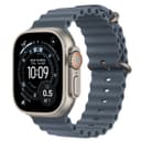 Apple Watch Ultra 3 GPS + Cellular 49mm Natural Titanium Smartwatch with Anchor Blue Ocean Band thumbnail 1